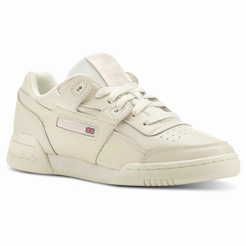 Tenisi Reebok Workout Plus Vintage Dama Albi/Roz Romania AO3585FX